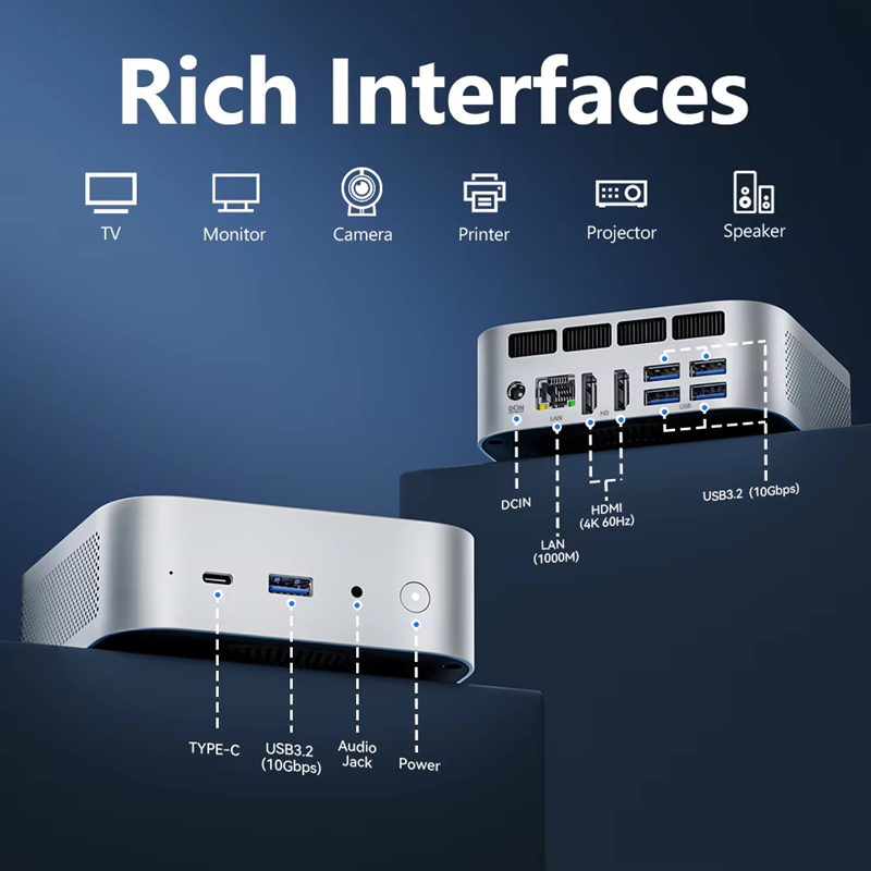 Mini PC TOPC 7840HS | 7640HS 2x DDR5 2x NVME Siêu Nhỏ - Nhẹ Yên Tĩnh Best Budget Văn Phòng - Học Tập - Giải Trí Online. | BigBuy360 - bigbuy360.vn