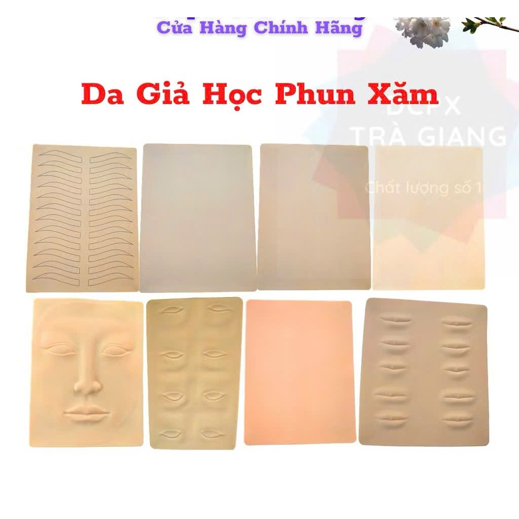 Da giả tập phun xăm, da giả tập điêu khắc đủ các loại