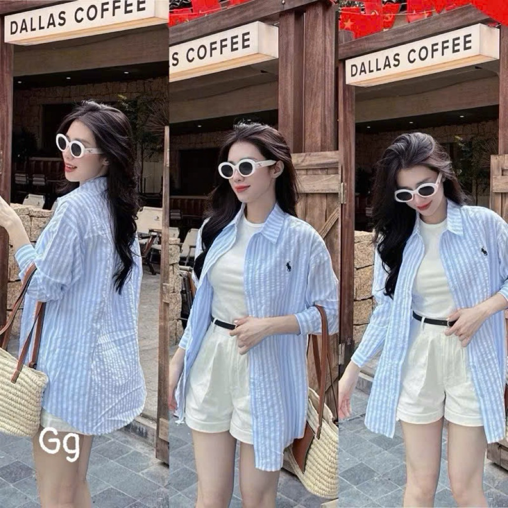 Set Bộ Thời Trang Nữ 3 Món Chất Lụa Mát Gồm Áo Sơ Mi Áo Ba Lỗ Thun Tăm Bên Trong Kèm Quần Đùi Kaki Và Đai Đi Biển