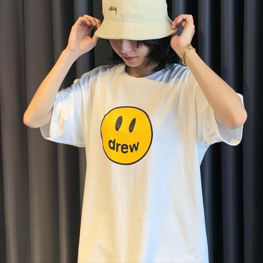[Full Tag] Áo Thun Drew Smiley Face Cao Cấp - 100% Cotton 250GSM Nam Nữ Phong Cách