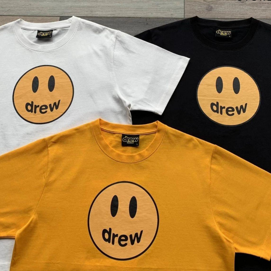 [Full Tag] Áo Thun Drew Smiley Face Cao Cấp - 100% Cotton 250GSM Nam Nữ Phong Cách