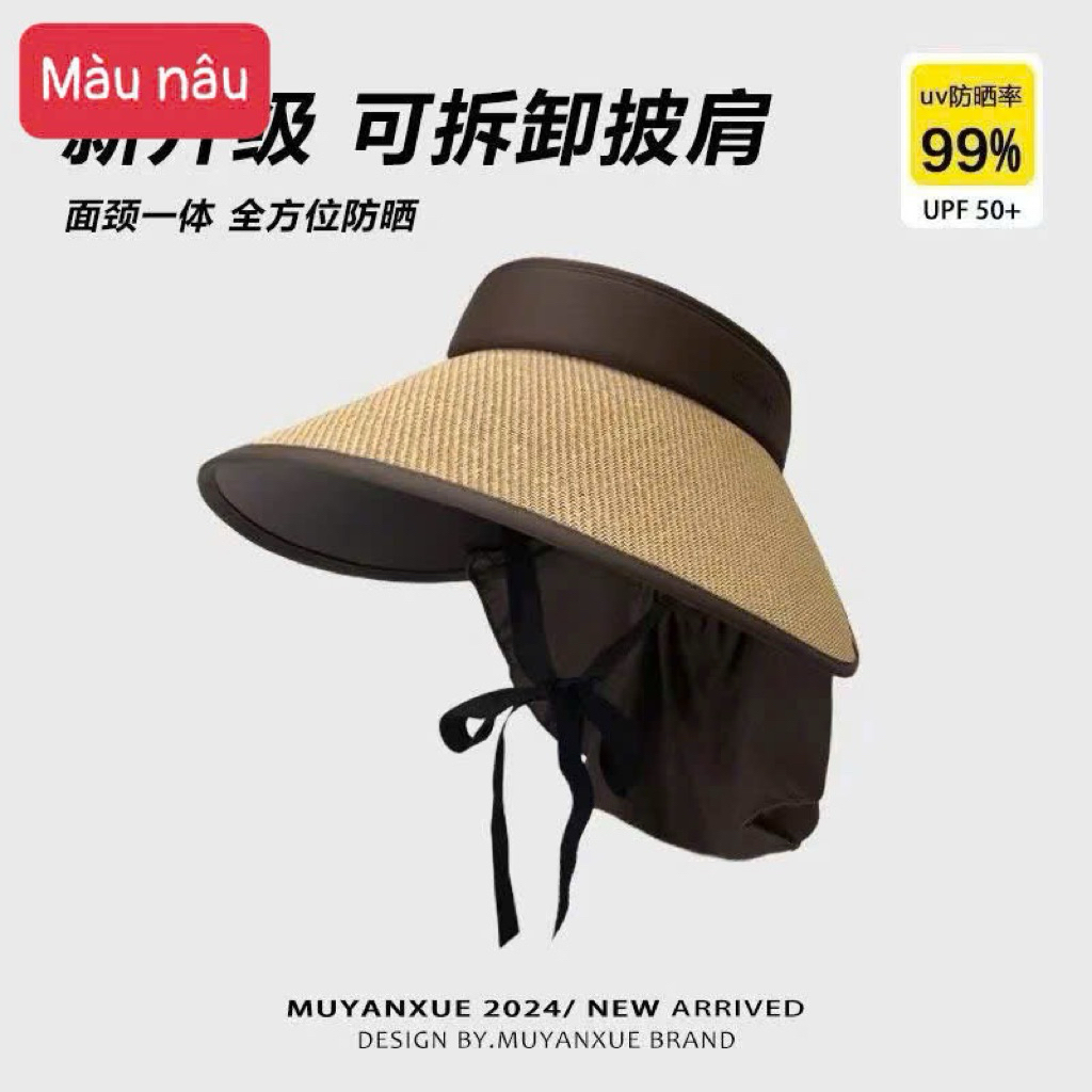 🌞 MŨ CHE NẮNG NỮ CAO CẤP – CHỐNG TIA UV, THOÁNG MÁT, SIÊU XINH 🌞