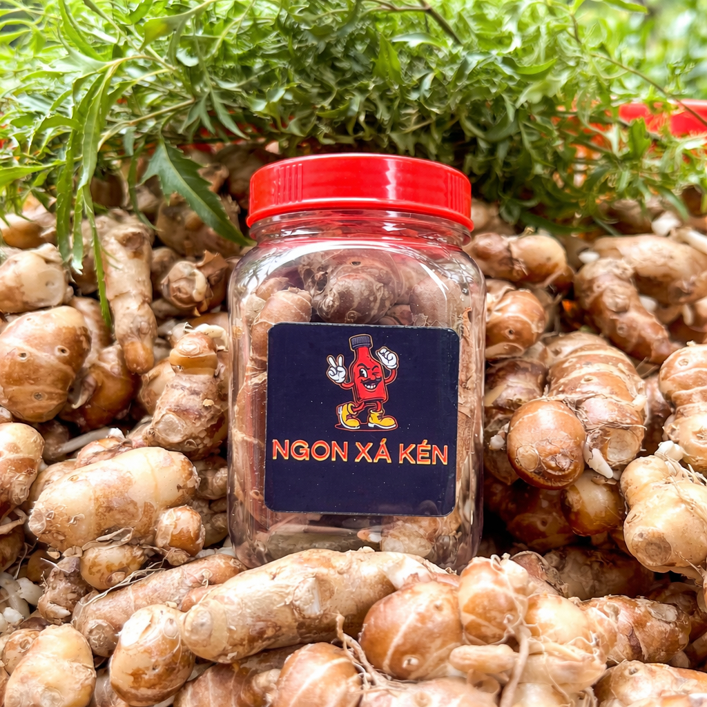 Củ xá kén, địa liền 1 nắng - gia vị tự nhiên, mùi thơm đặc trưng.