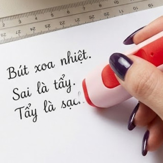 Bút Tẩy Xóa Nhiệt Điện Tử Cho bé - Xóa Sạch dễ dùng, (Lưu ý:Chỉ dành cho bút mực xóa- Mực in, mực thường không xóa được)