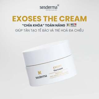 Sesderma Exoses The Cream 50ml - Kem dưỡng chiết tế bào gốc Exosome sửa chữa, tân tạo tế bào và trẻ hoá đa chiều 50ml