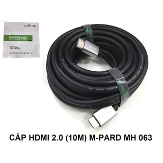 Cáp HDMI M-PARD MH063 dài 10m hỗ trợ chất lượng 4K UltraHD và âm thanh 7.1 - bản nâng cấp (Đen)