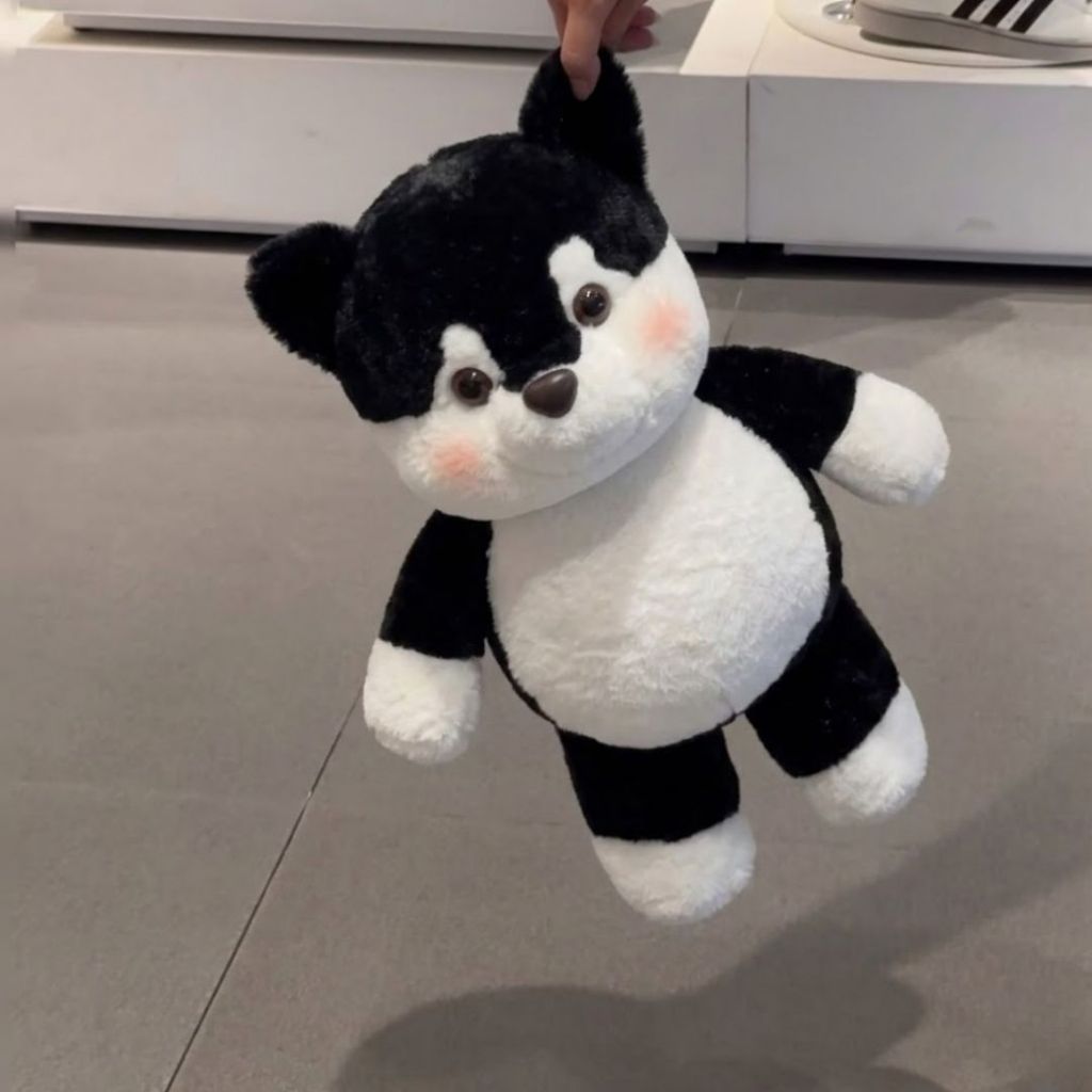 Gấu bông Chó/Cún Alaska,Husky béo dễ thương, Thú nhồi bông chó lông mềm mại làm quà tặng cho bé,bạn trai,bạn gái  ôm ngủ