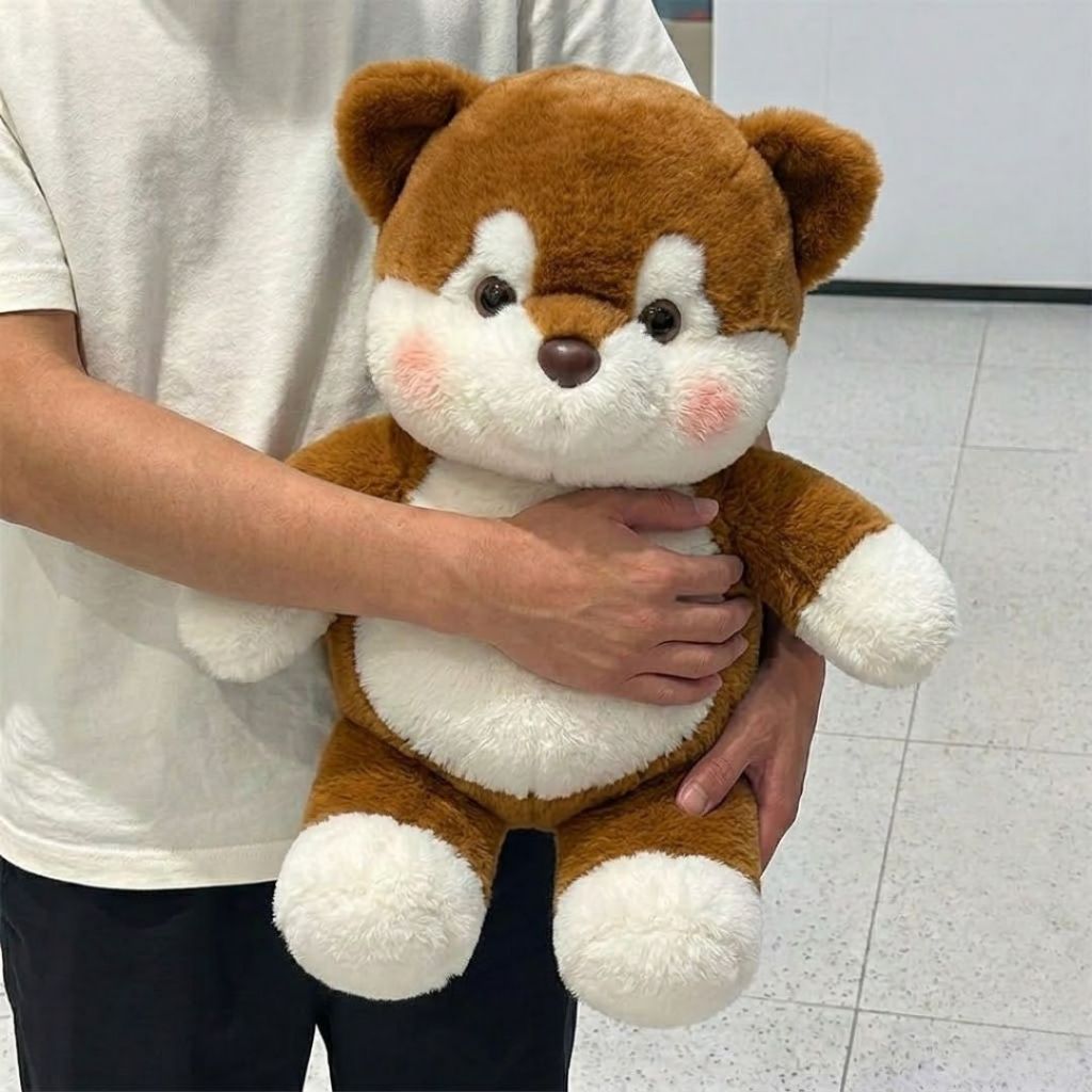 Gấu bông Chó/Cún Alaska,Husky béo dễ thương, Thú nhồi bông chó lông mềm mại làm quà tặng cho bé,bạn trai,bạn gái  ôm ngủ