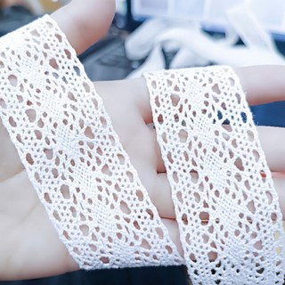 10 mét dây ren chỉ cotton số 40 bản 32mm trang trí may vá