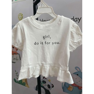 ( NHIỀU MẪU SIZE 1-8 ) ÁO THUN TAY NGẮN PHỐI DÂY KIỂU HÌNH IN NƠ CÁ TÍNH CHO BÉ GÁI | AnhMy Baby