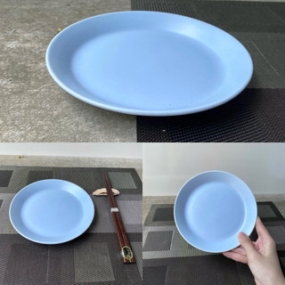 Dĩa Gốm Cạn Gam Màu Lạnh Trung Tính - Gốm Nhật 2hand