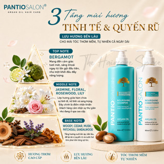 [Chính hãng] Bộ Dầu Gội và Dầu Xả Chăm sóc, Phục hồi chuyên sâu PANTIO SALON - 800ml/chai