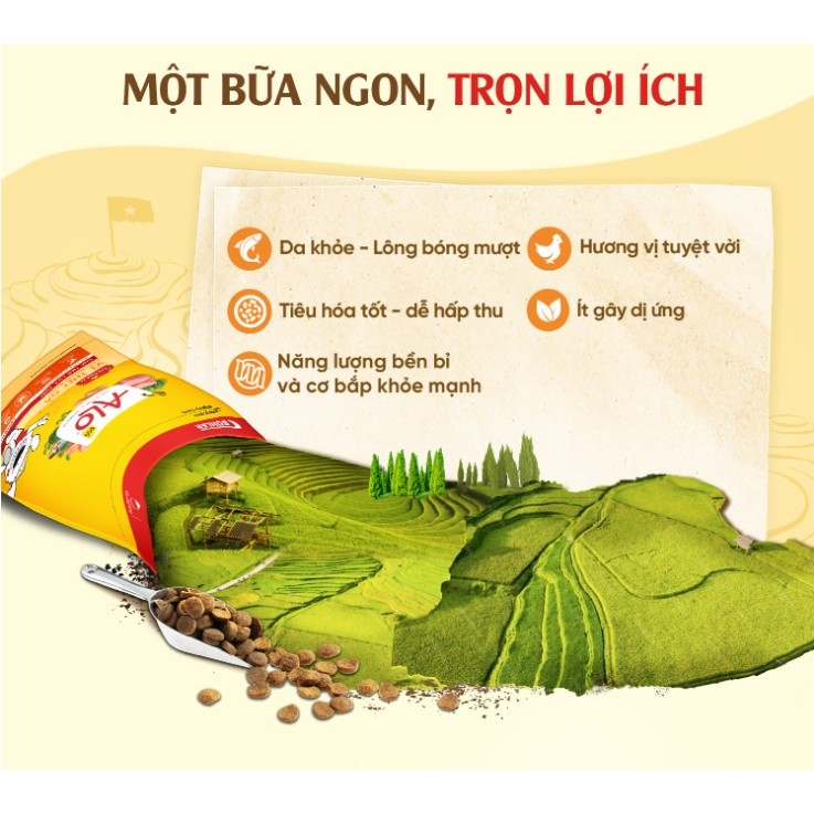 [Túi 2.6kg] Hạt Alo Dog Cho Chó, Thức Ăn Hạt Dành Cho Chó Giàu Dinh Dưỡng Tăng Sức Đề Kháng