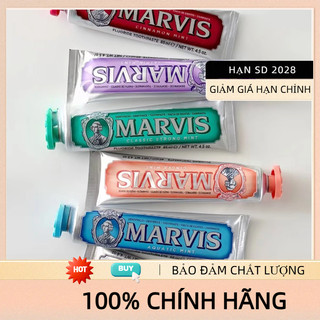 Có sẵn Kem đánh răng Marvis Whitening Mint 75ml 85ml Hương bạc hà trắng, hàng nhập khẩu Ý toothpaste