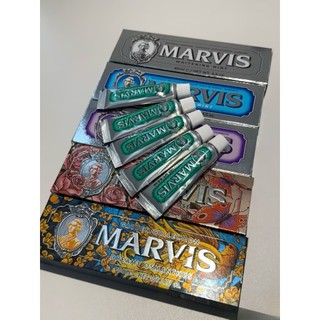 Có sẵn Kem đánh răng Marvis Whitening Mint 75ml 85ml Hương bạc hà trắng, hàng nhập khẩu Ý toothpaste