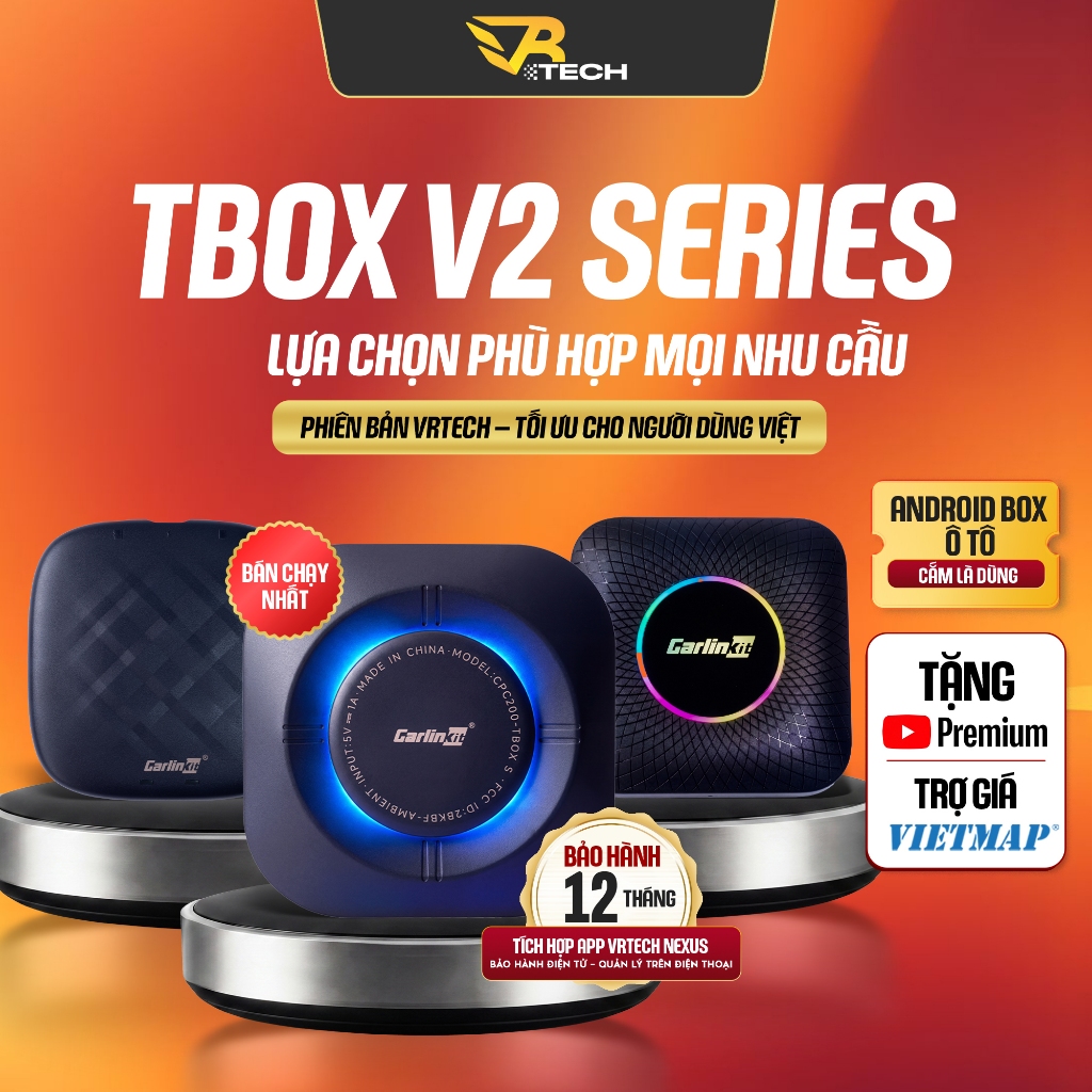 Carlinkit TBOX S2P/Plus/Ambient V2 2026, Android Box Ô Tô, Apple ...