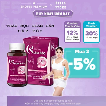 Giảm Cân Cao Trà Xanh An Toàn Cấp Tốc Hiệu Quả Hỗ Trợ Giảm Mỡ Thừa Giúp Giảm Béo Hộp 30 Viên