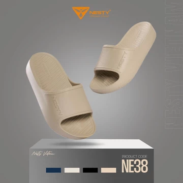 Dép Bánh Mì Nesty Unisex Đúc Nguyên Khối Chất Liệu Eva Nhẹ, Chống Thấm Nước NE38