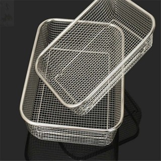 Rổ inox lưới kiểu Nhật đựng thức ăn chiên, đựng trái cây, đựng rau tiện lợi