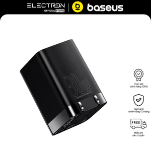 Sạc nhanh nhỏ gọn Baseus Super Si Pro Quick Charger C+U 30W