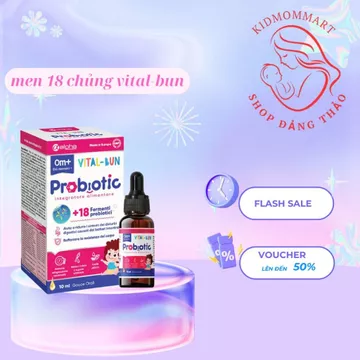Vital - Bun Probiotic - Men Vi Sinh Probiotic 18 chủng-10m
