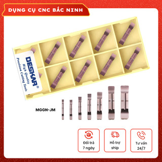 Chip cắt 1,5mm - 4mm biên cong hãng Deskar, tiện rãnh cắt thép giá tốt