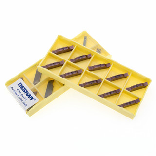 Chip cắt 1,5mm - 4mm biên cong hãng Deskar, tiện rãnh cắt thép giá tốt