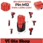 Pin Đóng M12 12V Dung Lượng 2.5Ah OEM (Dòng Xả 25A) - Nhận Sạc Hãng - Bảo Hành 6 Tháng Vĩ Gia Shop