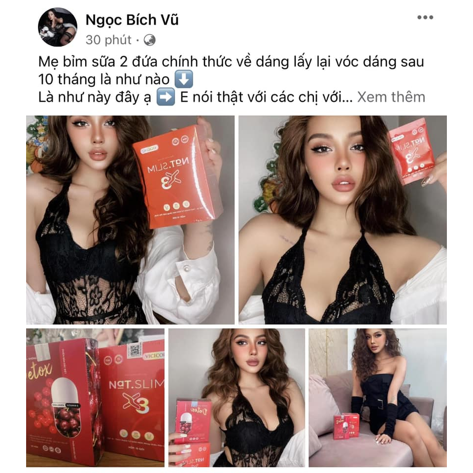 Viên uống giảm mỡ Nat Slim X3 giảm béo an toàn, giảm cấn cấp tốc hộp 30 viên chính hãng chuẩn cty
