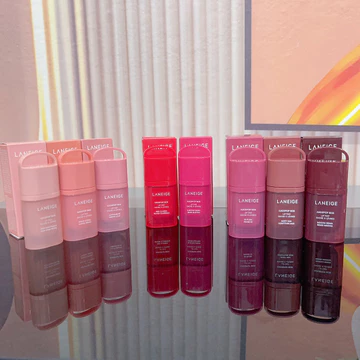 Son Bóng lên màu chuẩn môi căng mọng mềm môi Son bóng Laneige JuicePop Box Lip Tint