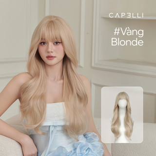 Tóc Giả Nguyên Đầu CAPELLI Xoăn Lơi Mái Thưa Melia Wig