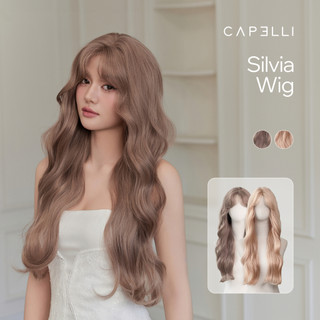 Tóc Giả Nguyên Đầu CAPELLI Xoăn Sóng Silvia Wig