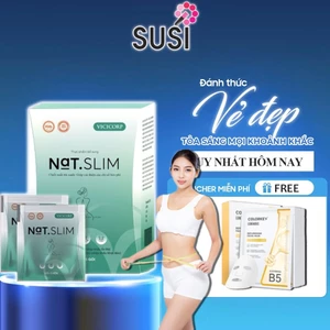 Giảm Cân Nat Slim Chính Hãng ViCiCorp, Nat.Slim Giảm Cân hiệu quả tặng 30 Viên An Toàn Chính Hãng