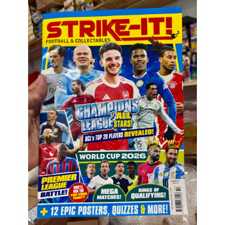 [ 1x Magazine Panini WCup 2026  Strike-It ] Tạp Chí/Báo Thể Thao Strike-It Panini World Cup 2026 (Không Kèm Thẻ/No Card)