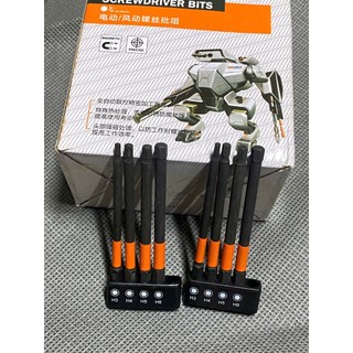 Set 4 Đầu Tua Vít Mũi Vít Lục Giác Kích Thước H3,H4,H5,H6 Dài 65mm và 100mm Lắp Máy Khoan , Vít