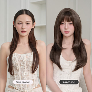 Tóc Giả Nguyên Đầu CAPELLI Layer Mái Thưa Sophie Wig