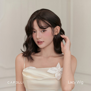 Tóc Giả Nguyên Đầu CAPELLI Xoăn Sóng Ngắn Lacy Wig