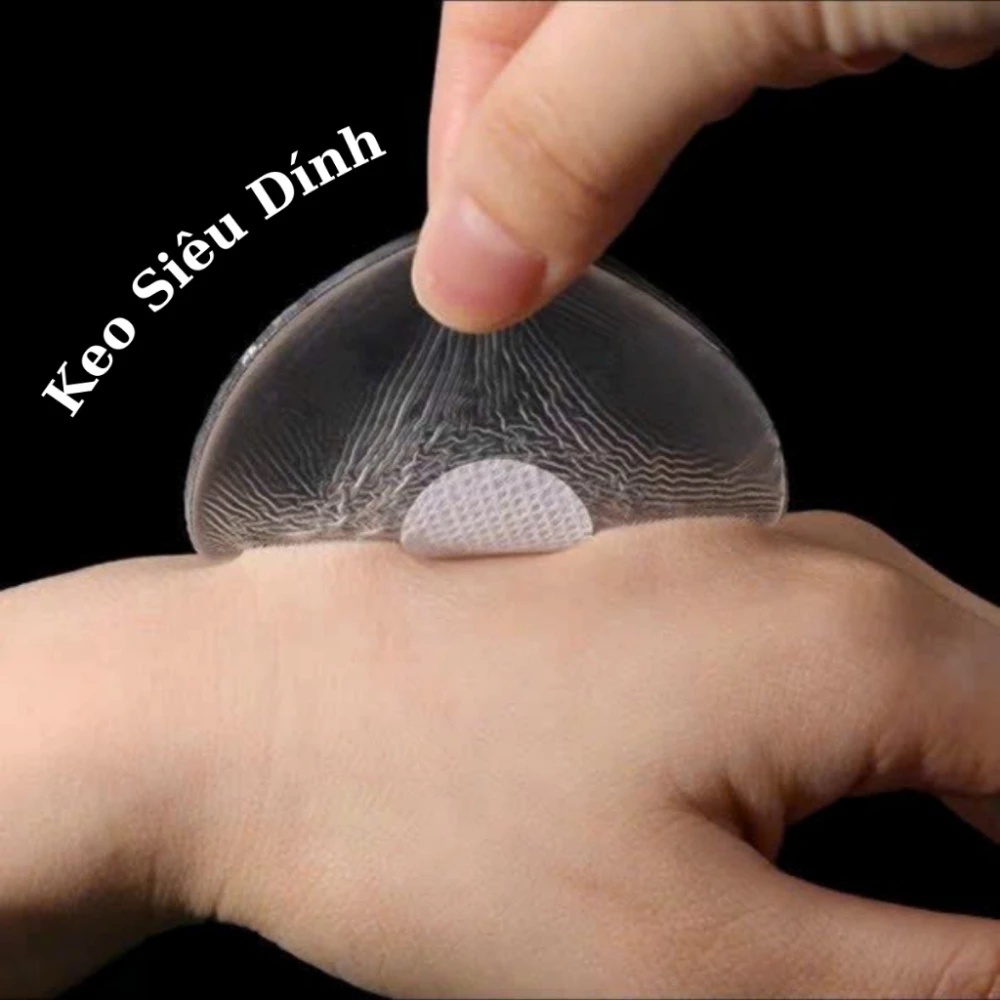 [Peinn] Miếng Dán Ti Silicone Trong Suốt An Toàn Cho Da Không Lộ Viền Tái Sử Dụng Nhiều Lần Lê Ngọc 475 PKS14