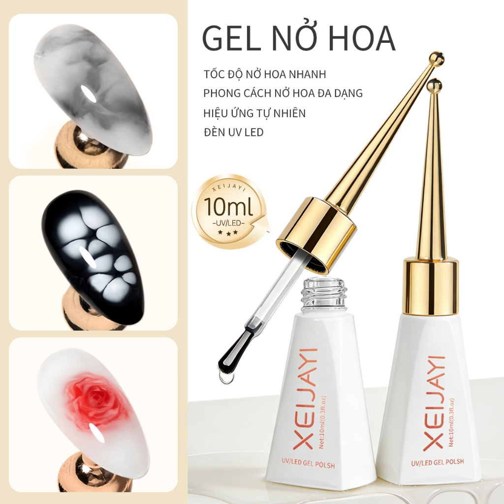XEIJAYI làm móng tay phong cách Nhật Bản nhanh chóng nở tự nhiên gel nở gel gradient thuốc nhuộm nước móng thuật tự làm
