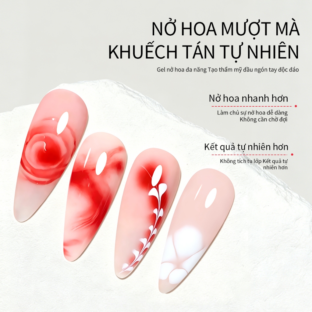 XEIJAYI làm móng tay phong cách Nhật Bản nhanh chóng nở tự nhiên gel nở gel gradient thuốc nhuộm nước móng thuật tự làm