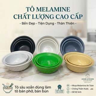 Tô melamine nhựa phíp loại tô sâu xoắn dùng làm tô bán phở, bán bún - Trường An VN