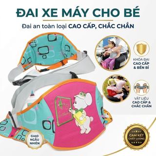 Đai xe máy an toàn cho bé - Đai địu xe máy chắc chắn cho trẻ từ 1t trở lên, giao ngẫu nhiên
