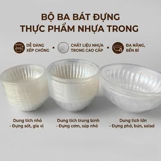 50 Bát dùng 1 lần đủ kích thước, chén dùng 1 lần đủ size - Trường An VN