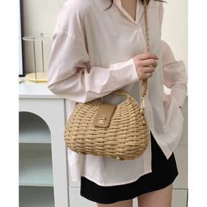 Túi cói thời trang, túi đi biển vintage