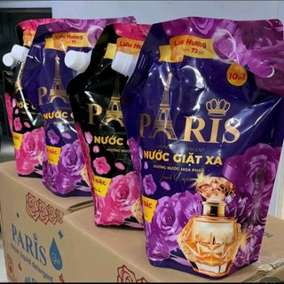 Nước Giặt Paris Luxury túi 2,2kg Tăng 3 Lần Hương Hoa, An Toàn Cho Da, Làm Sạch Nhanh
