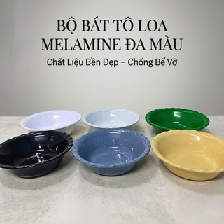 Bát Loa, Tô loe, bát nhựa Melamne đựng thức ăn, đủ size bền, đẹp Tô 8 Bèo - Trường An VN