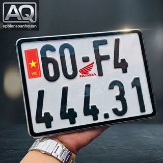 Tem Dán Biển Số Logo Cánh Chim Honda UV 3D Cao Cấp – Decal Trang Trí Xe Máy Siêu Bền Dễ Dán