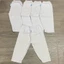 COMBO 5 Quần Dài Trắng Cho Bé Thun Cotton Co Giãn 4 Chiều, Siêu Mát (Sơ Sinh -> 82kg)
