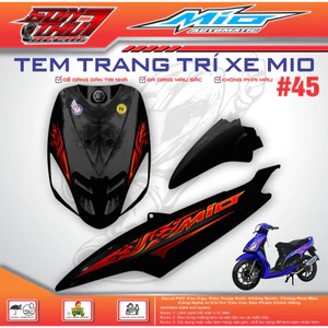 TEM XE MIO SPORT #45 (TEM IN 3 LỚP - SIÊU NÉT - SIÊU ĐẸP - SIÊU CUTE)