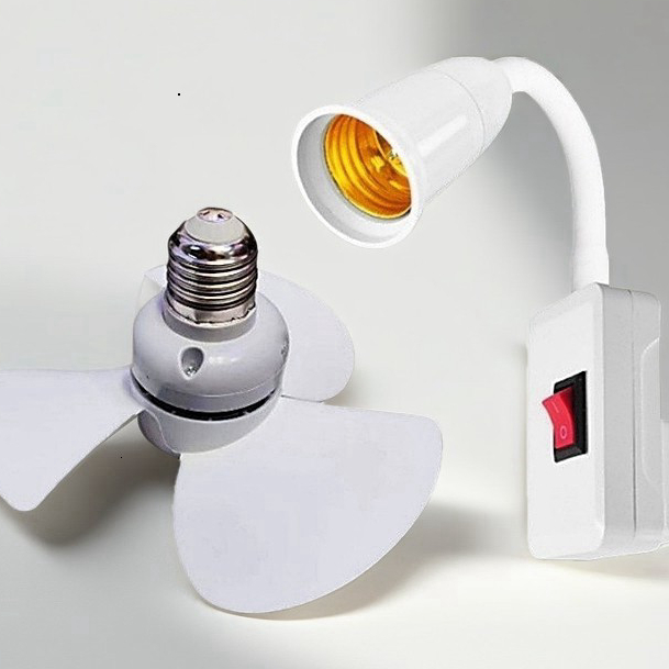 Quạt Mini Treo Nhà Vệ Sinh Xoay 360 Độ, Quạt Treo Tường Nhà Bếp Nhà Tắm, Quạt Cắm Điện Để Bàn Tiện Lợi  cc
